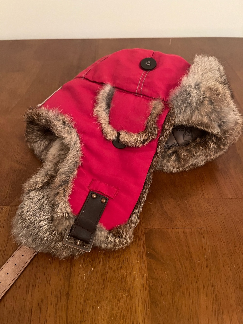 Red Unisex Mad Bomber Hat